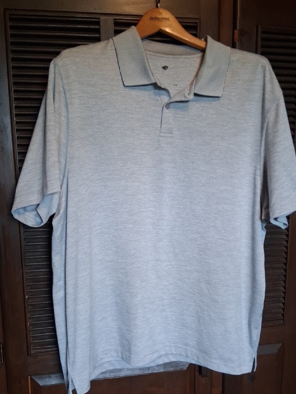 Men's Gray Polo Size Large
